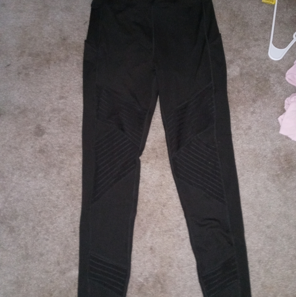 Large pop fit leggings with pattern and